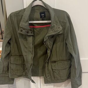 GAP Khaki Green Utility Jacket